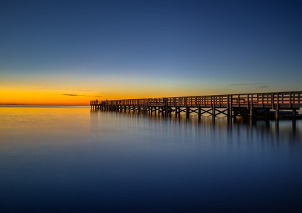 Solnedgang ved Kobækstrand